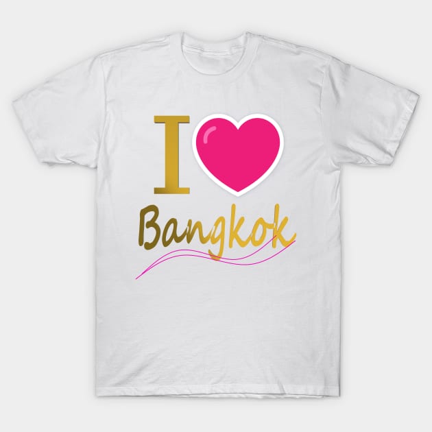 I love Bangkok T-Shirt by CDUS